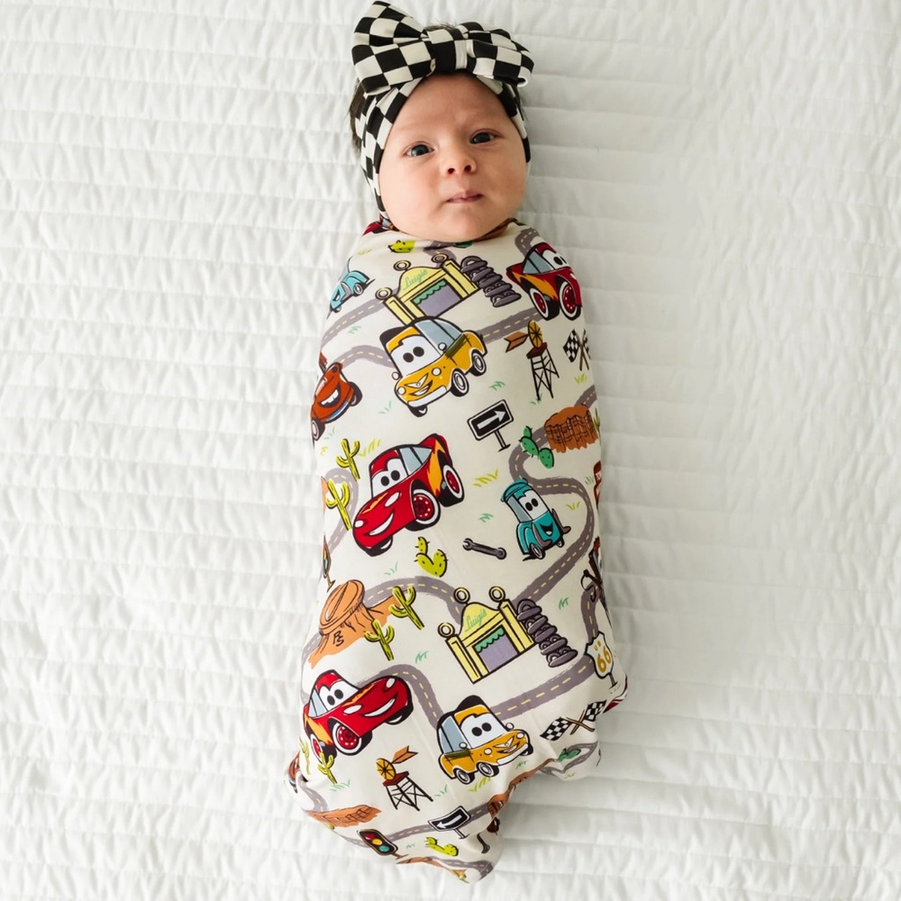 Little Sleepies swaddle with bow